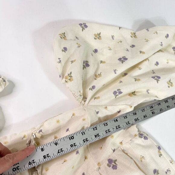 Sweet en Forme Dress Women Small Puff Sleeve Cottagecore Prairie Shabby Chic NWT - Picture 5 of 12
